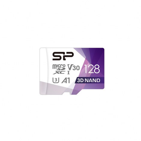 Silicon Power | Superior Pro | 128 GB | micro SDXC | Flash memory class 10 | with Adapter - 2